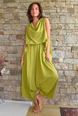 Oscar Drape Trapeze Tank Olive